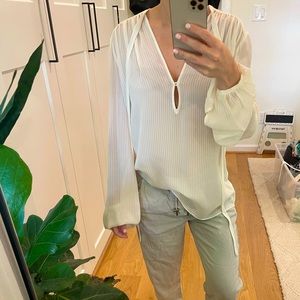 Theory sz S / P loose white tunic